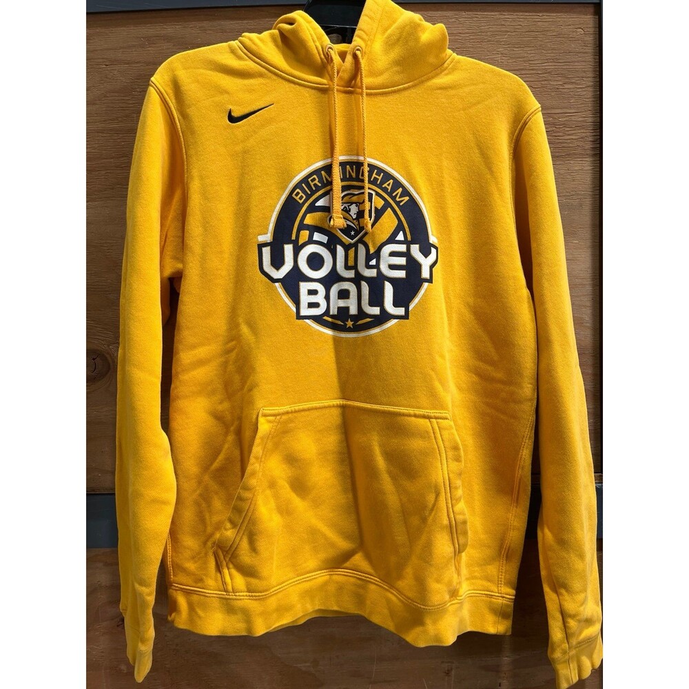 Nike Men's Yellow Hoodie
